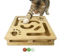 Jouets pour Chat, boîte de Puzzle Amusante résistante aux morsures pour - Jouet d'exercice Amusant pour Chat - pour Petit, Moyen et Grand, Cour, Porche, Jardin, pelouse, intérieur et