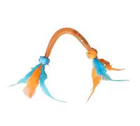 Jouets pour Chat Corde d'à Chat,Jouets pour Chat en Plumes - Corde de jouet à mordre interactive avec plume - Jouet de dentition à mâcher pour chat, petit, moyen et grand, corde, Teaser pour chaton en