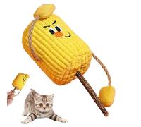 Jouets pour chat | Jouets en forme d'épis de maïs pour chats, jouet en peluche pour chaton, jouet en peluche pour chaton en forme d'épis de maïs avec à chat pour chats d'intérieur