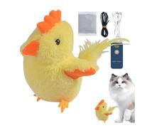 Jouets pour chat oiseau battant, nouveaux jouets interactifs pour chat, oiseau battant avec herb e à chat, jouets réalistes en plumes de chat, jouets doux et confortables pour chaton oiseau battant