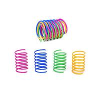 Jouets pour chaton - Jouet créatif pour chat pour tuer le temps et garder en forme - 60 pièces - Jouet interactif pour chat - Ressorts colorés - Ressorts colorés