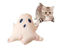 Jouets pour chats avec catnip, chats interactifs jouets fantômes - Halloween dentir jouets catnip, jouets fantômes, coussin pour pipi en peluche pour chaton intérieur