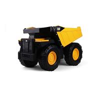 Jouets pour Chats | Cat Construction Camion à Benne basculante en Acier Mighty de 20 po - Construction Robuste en Acier et en Plastique - Véritable bac à Benne basculante en état de Marche