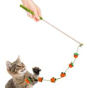 Jouets pour chats | Corde avec design de fruits et poignée antidérapante - Jouets en bois pour chats pour jouer en intérieur pour petits animaux, oiseaux, poissons, souris contre l'ennui