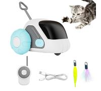 Jouets pour chats, fournitures amusantes pour animaux de compagnie avec télécommande électronique - Jouet de contrôle à distance pour chats de petite taille moyenne et grande dans la maison, le jardin