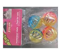 Jouets Pour Chats - Zolux - Balles En Plastique - Multicolore - Intérieur - Petit Animal