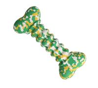 Jouets pour chien à mâcher, jouet de nettoyage des dents en caoutchouc pour chien, balles résistantes aux morsures, en forme d'os pour mâcher, enrichir mentalement mental, calmer les chiots et les