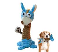 Jouets pour chien avec couineur, jouets en peluche pour chien - Jouet grinçant en peluche girafe mignonne | Jouets de nettoyage des dents de chiens, jouets d'intérieur pour chats, jouets pour chiens e