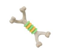 Jouets pour chien, en forme d'os, matériau en caoutchouc souple, jouet à mâcher pour chiot, os interactif, enrichissement interactif, pour rapporter, exercice, entraînement