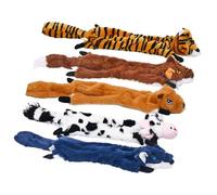 Jouets pour Chien en Peluche - Lot De 5 Peluches Canines - Jouet Interactif À Mordiller pour Petit Chien Et Récompense D'entraînement