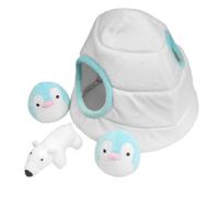 Jouets pour Chien Hide & Seek pour l'ennui, Puzzle en Peluche interactif Festif pour l'entraînement du Cerveau du Chien avec 3 Jouets couineurs