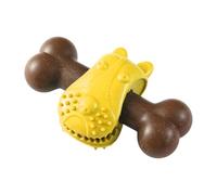 Jouets pour chiens à mâcher agressifs - Entraîneur à mâcher en os de chiot | Mangeoire interactive rechargeable pour chien pour mâcher la dentition, l'ennui, stimuler l'activité