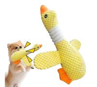 Jouets pour chiens à mâcher agressifs, jouets interactifs en peluche douce et interactive en forme de canard | pour Noël, anniversaire, maison, voyage, stimulation, soulagement de l'ennui