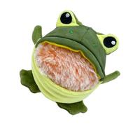 Jouets pour chiens avec des squeaker, des jouets de squeaky de petit chien - PET InteractiveToys - Grenouille de bark chien squeaky mâcher mignon amovible chiot doux chiot auto-intermédiaire pour l'en