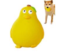 Jouets pour chiens grincements en latex qui couinent, grognement de silence - Puppy touchant des choses amusantes de la langue sensorielle en pressant des jouets, petits grincements, boules en latex