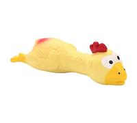 Jouets pour Chiens Jouets en Latex Petits et Jouets vocaux pour Animaux de Compagnie Jouets misérables de Parodie de Poulet Jouets à mâcher pour Animaux de Compagnie (Yellow, One Size)