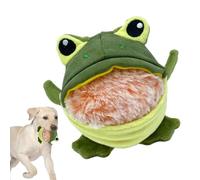 Jouets pour Chiens Qui coulent pour mâcheurs agressifs | Grenouille Requin Jouets résistants, interactifs Amovibles pour Dentition | Ennui Animaux de Compagnie Races Moyennes