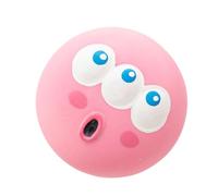 Jouets pour chiens qui crient - Balles plates qui crient avec expression amusante, balle pour animaux durable et résistante à la mastication, exercice en plein air et accessoire de récupération