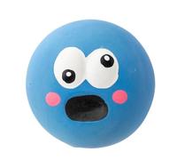 Jouets pour chiens qui grincent | Boule plate interactive durable avec une grande élasticité | Boule plate amusante pour chiens de taille moyenne, petits et chiots | Jouet à mâcher pour animaux