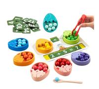 Jouets Pour Compter | Activité Éducative Perles À Clipser | Jeux Éducatifs Comptage Et Tri Des Couleurs | Pour La Motricité Fine Et L'Apprentissage Des Mathématiques En Préscolaire Maternelle Et Maiso