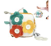 Jouets pour | Cube d'activités Dis Dice - Toyage Sensory Toys Education École en peluche Les dés enduits sont fabriqués à partir de matériaux sûrs et durables, des jouets de hochet