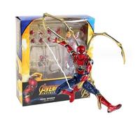 Jouets pour Enfants Action Avengers Infinity War Fer Araignée Statue PVC Figurines à collectionner Poupée Super-héros Jouet Modèle (Couleur : 14 cm)