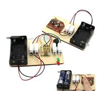 Jouets pour enfants, kit électronique éducatif avec émetteur sans fil, construction d'une machine télégraphique, kit d'expérimentation scientifique sur circuit électrique pour projet 'ingénierie de