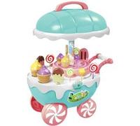 Jouets Pour Enfants Simulation Mini Sweet Candy Ice Cream Trolley Boutique Pretend Play Set MK3598 G