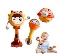Jouets pour, ensemble de jouets Rattle | Baby Cartoon Musical Drum - Activité de développement de la petite enfance éducative, un ensemble de jouets apaisant pour les tout-petits pour se détendre et