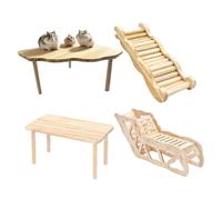 Jouets pour Hamster | Labyrinthe de Jeu en Bois pourvu d'une Rampe,Jouets pour Hamsters | pour Les gerbilles, Les Souris, Les Petits Animaux, Les furets et Les écureuils