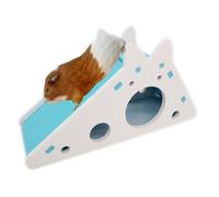 Jouets pour hamsters, Toboggan à échelle d'escalade pour hamster | Hamster Maison Jouet Petit Animal Abri Toboggan du désert Maison Échelle Cage Habitat Décor Accessoires pour Hamst Syrien nain