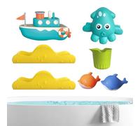 Jouets pour La Salle De Bain, Activités avec Une Roue À Eau, Jouets d'eau pour Baignoire, pour Voyage Piscine Plage Extérieur Hôtel Douche Maison Âgés de 18 Mois et Plus Filles Garçons