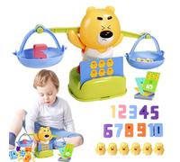 Jouets pour le comptage 'équilibre, jeu de mathématiques pour l'équilibre 'ours, Jeu de mathématiques avec équilibre de bande dessinée drôle de 12 canards, Jouets éducatifs pour le comptage, g