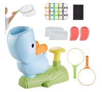 Jouets pour le lanceur volant - Pop -up Spise Disc Shooter, Play en plein air manuel | Coordination oeil à main, pas de piles, plastique abdominaux sûrs, jeu familial à l'ap