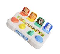 Jouets pour les causes et effets amusants pour les bébés avec motifs d'animaux pop-up Les jouets de société pour l'éducation des tout-petits Plongée