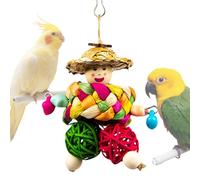 Jouets pour oiseaux - Accessoires d'aiguisage à bec multicolore, jouet coloré cage à oiseaux pour petits perroquets Parakets plie les pièges