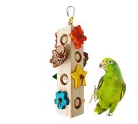 Jouets Pour Oiseaux - Bois | Joùets Calopsitte | Jouets De Perruches Pour Aras, Inséparables, Conures, Pinsons, Déchirement , Escalade, Enrichissement, Entraînement, Jeux D'activités, Bois, Exe