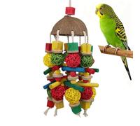 Jouets Pour Oiseaux Destinés Aux Perroquets - Sécurité Pour Animaux Domestiques Et Résistant Aux Morsures - Jouets à Mâcher pour Perroquets Gris d'Afrique - pour Aras, Moineaux, Perruches, Conures, Ca