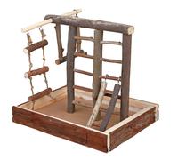 jouets pour oiseaux en bois d'écorce Trixie Marron 28x25x22 cm