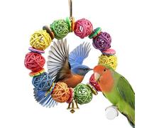 Jouets pour oiseaux - Fournitures pour perruches, jouets à picorer pour nymphes, cacatoès, perroquets, aras, inséparables, détruire le fourrage