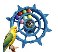 Jouets pour oiseaux - Hochet rotatif à mâcher, jouet rotatif pour cage à perruche, inséparable, calopsitte, myna, pigeon, moineau, perruche, perroquet, enrichissement de l'ennui en plein air