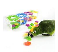 Jouets pour Oiseaux Jouets colorés pour perroquets Jeu de Puzzle interactif Formation Inteligence Perruche cacatoès