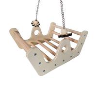 Jouets pour oiseaux Perchoir en bois naturel pour petits oiseaux Perchoir en bois naturel Jouet à mâcher pour inséparables Conures Perchoir en bois Support pour perruches pour cage