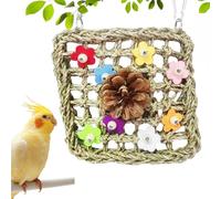 Jouets pour oiseaux pour conures | Jouets naturels colorés pour cage à oiseaux - Accessoires pour petits animaux pour aire de jeux debout, escalade, recherche de nourriture, entraînement à l'intérieur