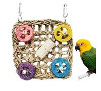 Jouets pour oiseaux pour perroquets - Accessoires colorés pour cage à oiseaux, jouets à mâcher pour perroquets | Ensemble d'entraînement à la recherche de conure naturelle pour petits oiseaux, cage