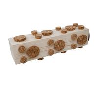 Jouets pour oiseaux pour perroquets - Bloc à mâcher en bois pour perroquets, jouets en liège pour cage à perroquets, jouets à mâcher naturels pour perruches, cacatoès, calopsittes, conures, inséparabl