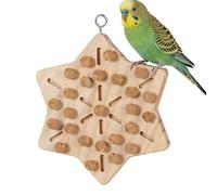 Jouets pour perroquet - Activité de fouille avec bouchons amovibles | Accessoires pour cage à oiseaux - Stimulation mentale, exercice physique, prévention de l'ennui, soin du bec, enrichissement