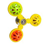 Jouets pour perroquet, fonction de suspension réglable, 11 x 11 x 4 cm, balle rotative pour perroquet, jouet interactif pour cage de calopsitte, vaste application, pour l'exercice, soulager l'ennui