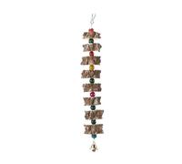 Jouets pour perroquet gris africain - Jouets pour oiseaux en cage - Puzzle interactif pour cage à oiseaux - 29,5 cm