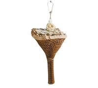 Jouets pour perroquets | Jouet pour cage d'oiseaux d'amour en forme de cône avec crochet, jouets à mâcher pour perroquet, accessoires de cage pour corde élastique